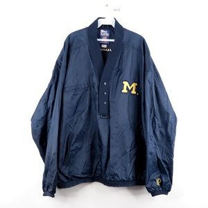 Vintage 90s Pro Player University Michigan Jacket